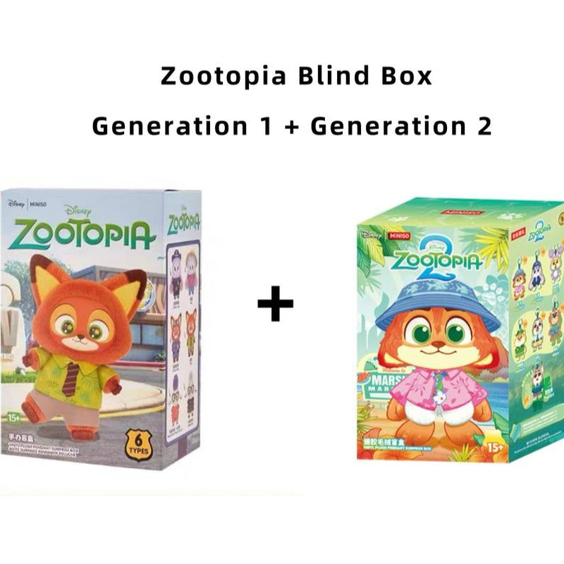 MINISO Disney Zootopia City Residents Series Blind Box Charm - Soft Vinyl Plush Accessory, Adorable Character Design for Bags Keys, Collectible Gift for Women Holiday & Holiday Haul