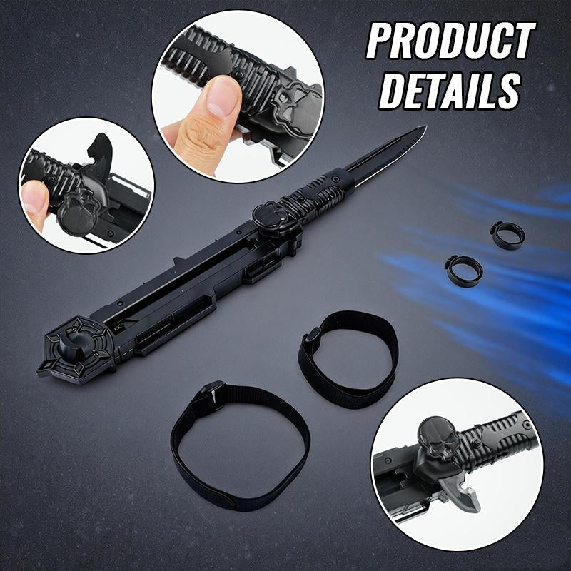 Hidden Weapons Cosplay Props 1:1 Rotatable Hidden Blade Retractable Dagger Pivot Blade Master Assassin Connor Kenway Gauntlet Toy Festival Gift Party Favor