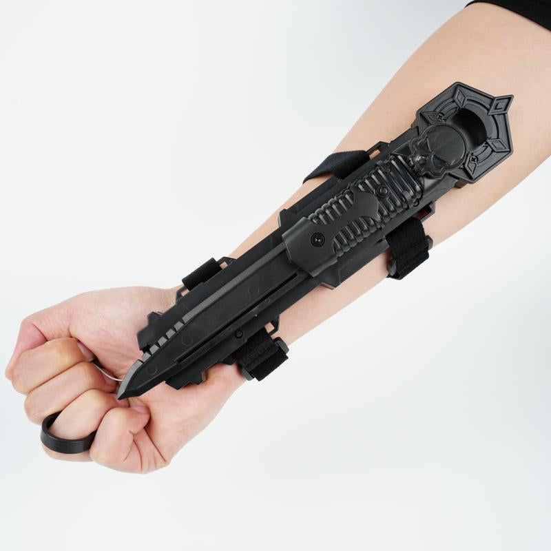 Hidden Weapons Cosplay Props 1:1 Rotatable Hidden Blade Retractable Dagger Pivot Blade Master Assassin Connor Kenway Gauntlet Toy Festival Gift Party Favor