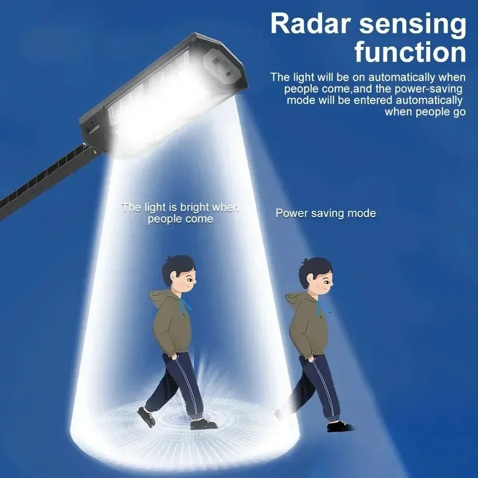 15000LM Irradiation 500㎡ Solar Light for Outdoor Sunlight Motion Sensor IP65 Waterproof Garden Street Wall External Solar Lamp
