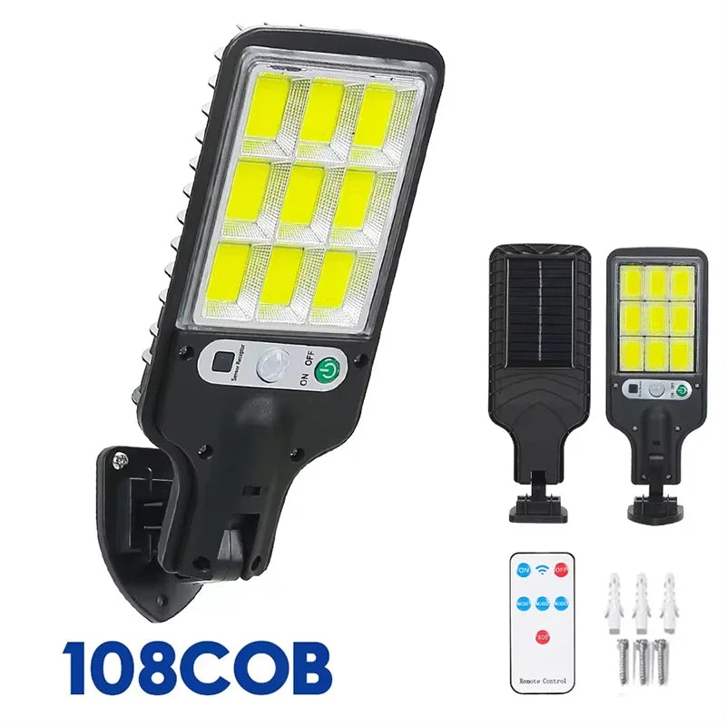 15000LM Irradiation 500㎡ Solar Light for Outdoor Sunlight Motion Sensor IP65 Waterproof Garden Street Wall External Solar Lamp