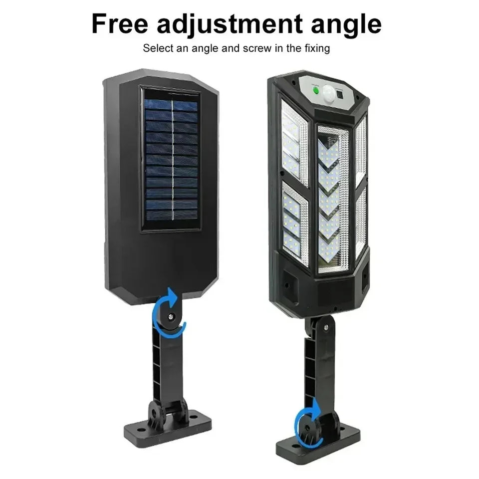 15000LM Irradiation 500㎡ Solar Light for Outdoor Sunlight Motion Sensor IP65 Waterproof Garden Street Wall External Solar Lamp