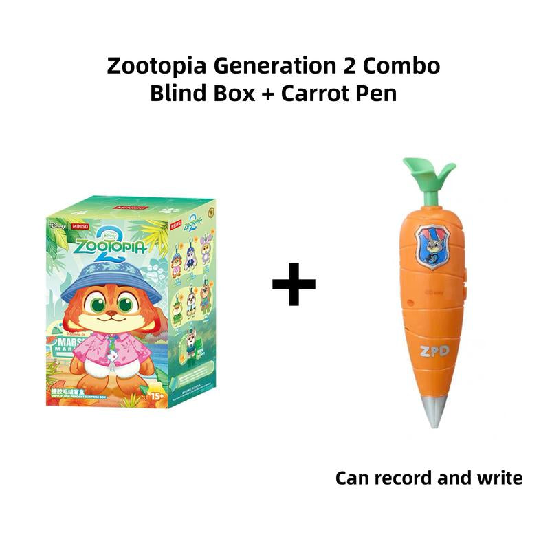 MINISO Disney Zootopia City Residents Series Blind Box Charm - Soft Vinyl Plush Accessory, Adorable Character Design for Bags Keys, Collectible Gift for Women Holiday & Holiday Haul